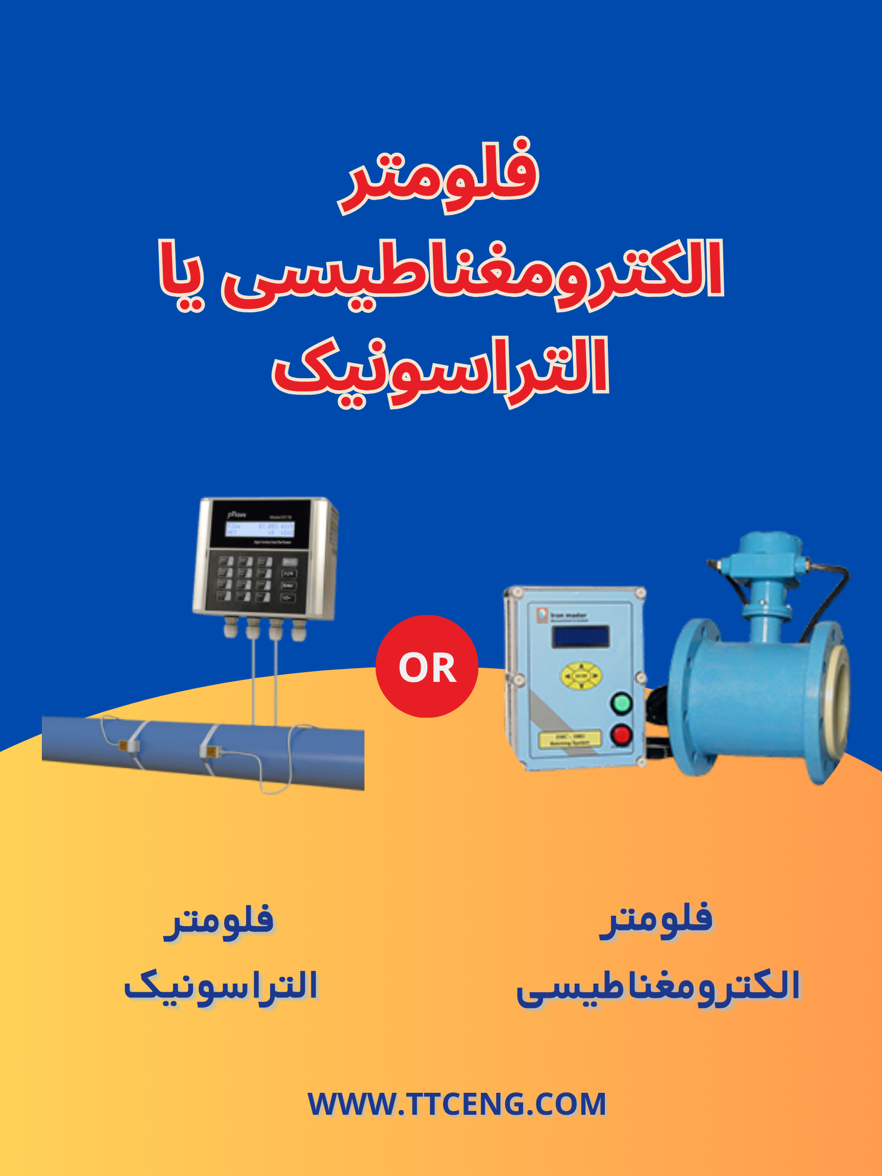 ۵ تفاوت کلیدی بین فلومتر الکترومغناطیسی و فلومتر اولتراسونیک در صنعت آب و فاضلاب
